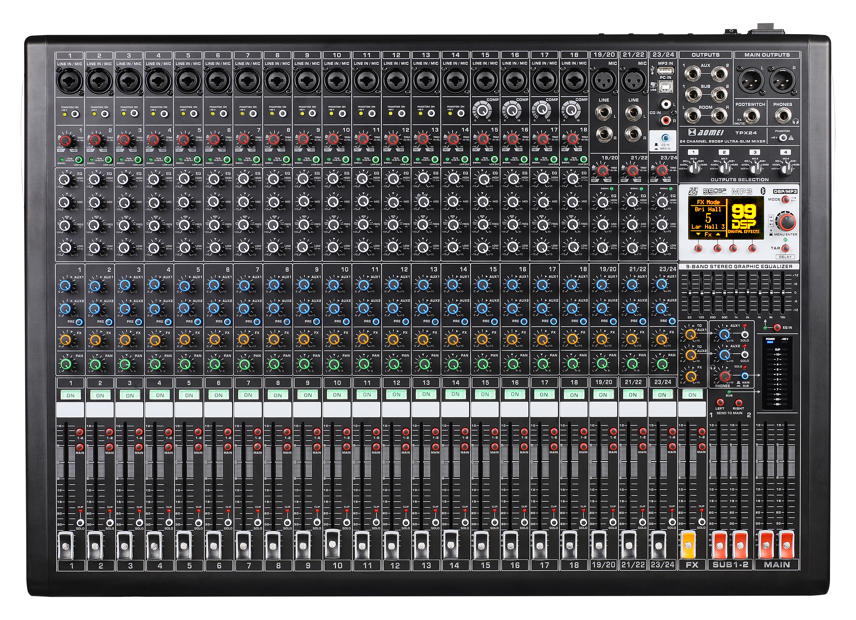 TPX series professional mixer aomei mixer mixer audio console